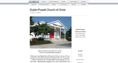 Desktop Screenshot of dublin-powellchurchofchrist.com